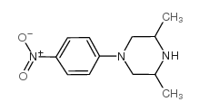 3,5-Dimethyl-1-(4-nitrophenyl)piperazine Structure