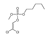 2,2-dichloroethenyl methyl pentyl phosphate结构式