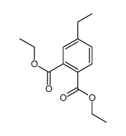diethyl 4-ethylbenzene-1,2-dicarboxylate Structure