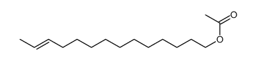 12-Tetradecen-1-ol, 1-acetate, (12E)- Structure