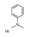 dimethyl(phenyl)azanium,iodide Structure