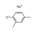sodium 2,4-dimethylphenyl oxide结构式