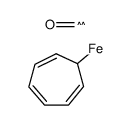 Tricarbonyl(cycloheptatriene)iron Structure