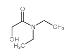 N,N-二乙基-2-羟基乙酰胺结构式