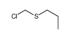 1-(chloromethylsulfanyl)propane Structure