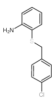 2-[(4-chlorophenyl)methylsulfanyl]aniline Structure
