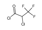 3,3,3-trifluoro-2-chloropropionyl chloride结构式