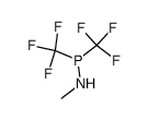 methylamino-bis-trifluoromethyl-phosphine Structure