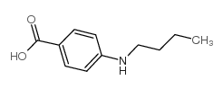 Benzoic acid, 4-(butylamino)- structure