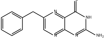 4(3H)-Pteridinone, 2-amino-6-(phenylmethyl)- Structure