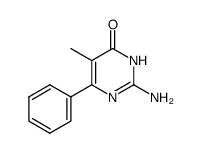 2-amino-5-methyl-6-phenylpyrimidin-4(3H)-one Structure