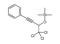 trimethyl-(1,1,1-trichloro-4-phenylbut-3-yn-2-yl)oxysilane Structure