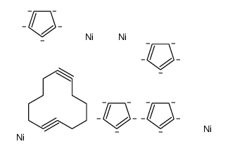 cyclododeca-1,7-diyne,cyclopenta-1,3-diene,nickel结构式