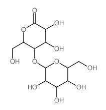 D-Gluconic acid, 4-O-b-D-glucopyranosyl-, d-lactone Structure