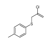 1-(2-chloroprop-2-enylsulfanyl)-4-methylbenzene结构式