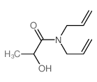 2-hydroxy-N,N-diprop-2-enyl-propanamide结构式