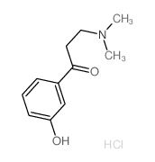 1-Propanone,3-(dimethylamino)-1-(3-hydroxyphenyl)-, hydrochloride (1:1)结构式