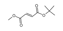 tert-butyl methyl fumarate Structure