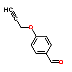 4-(丙炔氧基)苯甲醛结构式