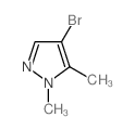 4-BROMO-1,5-DIMETHYL-1H-PYRAZOLE structure