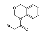 2-bromo-1-(2,4-dihydro-3,1-benzoxazin-1-yl)ethanone Structure