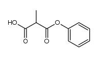 2-methyl-malonic acid monophenyl ester Structure