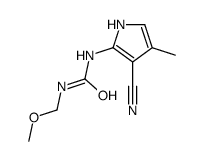 1-(3-cyano-4-methyl-1H-pyrrol-2-yl)-3-(methoxymethyl)urea Structure