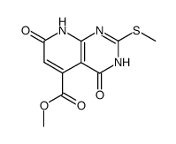 5-carbomethoxy-2-methylthiopyrido<2,3-d>pyrimidin-4,7-(3H,8H)-dione Structure