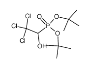di(tert-butyl) α-hydroxy-β,β,β-trichloroethylphosphonate Structure