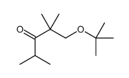 2,2,4-trimethyl-1-[(2-methylpropan-2-yl)oxy]pentan-3-one结构式