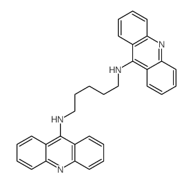 N,N-Bis(9-acridinyl)-1,5-pentanediamine结构式