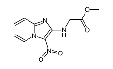N-(3-nitro-imidazo[1,2-a]pyridin-2-yl)-glycine methyl ester Structure