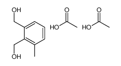 acetic acid,[2-(hydroxymethyl)-3-methylphenyl]methanol Structure