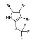 2,3,4-tribromo-5-(trifluoromethylsulfanyl)-1H-pyrrole Structure