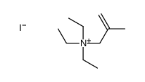 triethyl(2-methylprop-2-enyl)azanium,iodide Structure