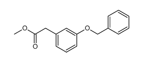 3-Benzyloxyphenylacetic acid methyl ester Structure