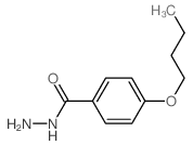Benzoic acid,4-butoxy-, hydrazide Structure