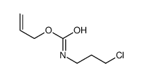 prop-2-enyl N-(3-chloropropyl)carbamate结构式