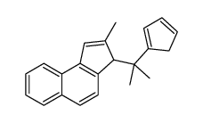 3-(2-cyclopenta-1,3-dien-1-ylpropan-2-yl)-2-methyl-3H-cyclopenta[a]naphthalene Structure