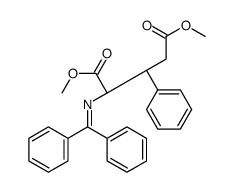 dimethyl (2S)-2-(benzhydrylideneamino)-3-phenylpentanedioate结构式