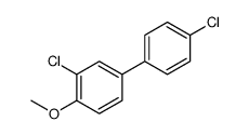 2-chloro-4-(4-chlorophenyl)-1-methoxybenzene结构式