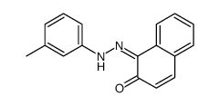 (1Z)-1-[(3-methylphenyl)hydrazinylidene]naphthalen-2-one结构式
