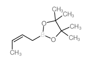 (Z)-2-(But-2-en-1-yl)-4,4,5,5-tetramethyl-1,3,2-dioxaborolane Structure