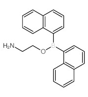 Borinic acid,di-1-naphthalenyl-, 2-aminoethyl ester (9CI) Structure
