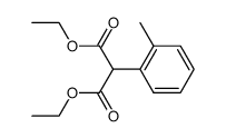diethyl (2-methylphenyl)propanedioate结构式