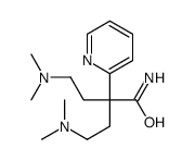 4-(dimethylamino)-2-[2-(dimethylamino)ethyl]-2-pyridin-2-ylbutanamide结构式
