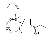 but-1-ene,N,N-diethylhydroxylamine,2,2,4,4-tetramethyl-1,3,5,7,2,4,6λ2,8λ2-tetraoxatetrasilocane Structure