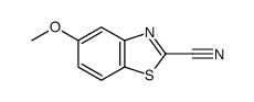 5-甲氧基-2-氰基苯并噻唑结构式