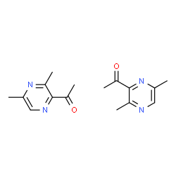 2-acetyl-3,5(or 6)-dimethyl pyrazine Structure