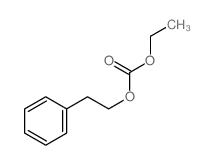 Carbonic acid, ethyl2-phenylethyl ester Structure